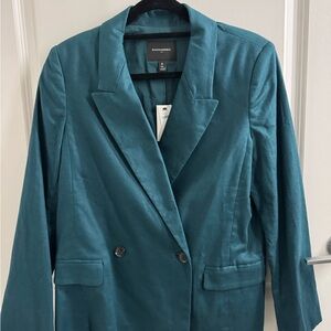 Banana Republic Teal Women's Suit Jacket